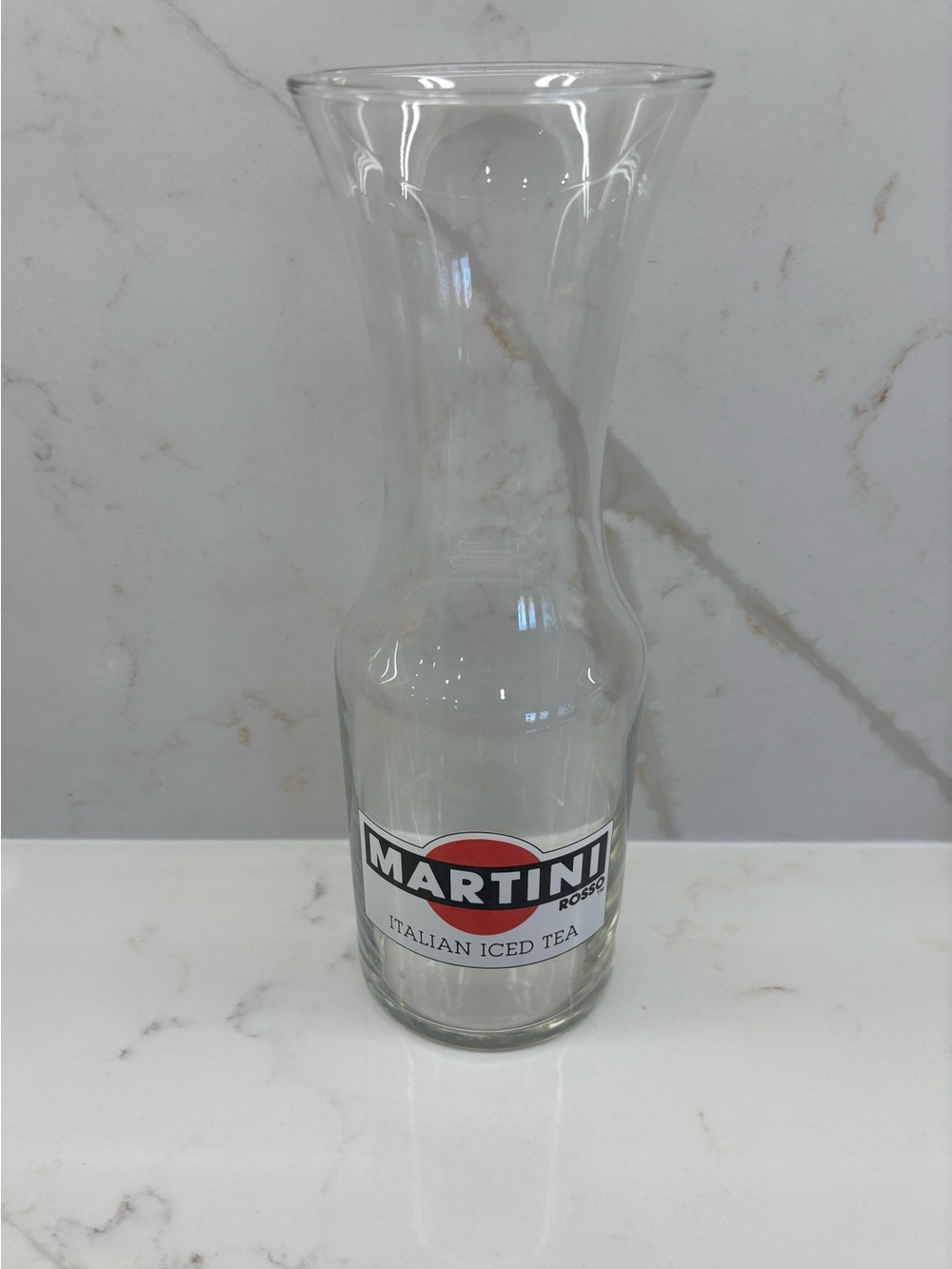 Martini & Rossi Branded Promotional Italian Iced Tea Wine Water Glass Carafe